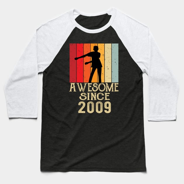 Awesome Since 2009 - Born in 2009 Baseball T-Shirt by Teesamd